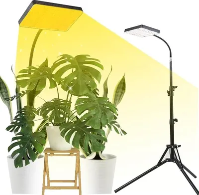 Produktbild von 120W mit Ständer Pflanzenlampe Vollspektrum Pflanzenlicht Zimmerpflanzen Wachstumslampe Grow Lampe 53.3–172.7cm