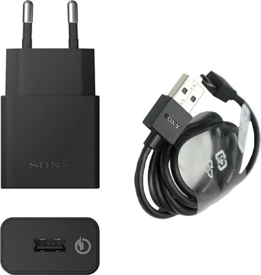 Produktbild von Ladegerät für Original Sony + Micro-USB Ladekabel 1.8A Netzteil schwarz Aufladegerät Aufladekabel fast-Charger +Emiro Pad