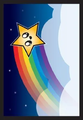 Produktbild von Yu-Gi-Oh Sleeves - Double Matte Rainbow Star (60 Sleeves)