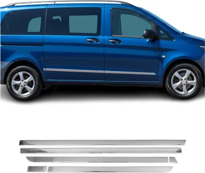 Image de Garniture Baguette de porte latérale pour Mercedes Vito W447 1Porte L1/L2