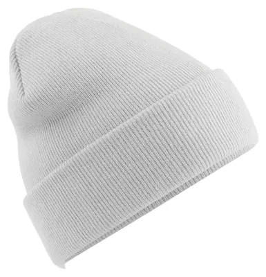 Image de Bonnet unie en tricot Beechfield pour adultes FK1482 (taille unique) (gris clair)