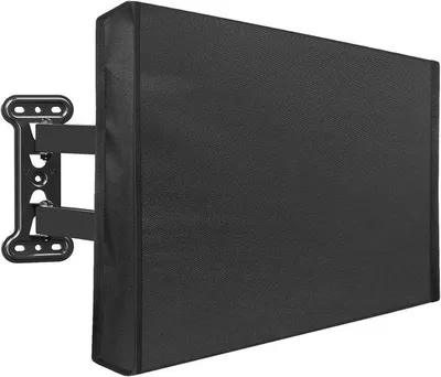 Immagine prodotto di Custodia per TV da esterno - 50-52 pollici - Rivestimento impermeabile per TV - Tessuto Oxford 600D - Pieghevole - Universale - Pellicola protettiva per TV - Nero