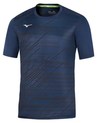 Produktbild von Mizuno Unisex TEAM CHIBA TEE - 62EAA505, Farbe:Dunkelblau, Textil:3XL