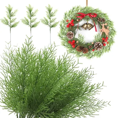 Productafbeelding van 40 Stuks Kunststof Decoratieve Kersttakken