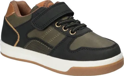 Produktbild von AMERICAN CLUB XD151 Solide Kinderschuhe mit Klettverschluss, modische Kinderschuhe, profilierte Innensohle aus Naturleder, Casual, Schwarz 27
