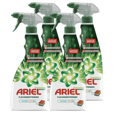 Produktbild von Ariel Fleckenentferner Spray 750ml zur Vorbehandlung (4er Pack)