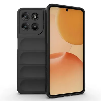 Productafbeelding van MobyDefend Hoesje - Geschikt voor Motorola Moto G57 Power - TPU Gripcase - Zwart