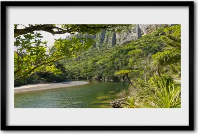 Produktbild von Bild 60x40 MDF-Rahmen Wandkunst lake Nature