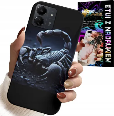 Immagine prodotto di Custodia per Xiaomi Redmi 13C 4G - Scorpione, Scorpioni + Pellicola idrogel