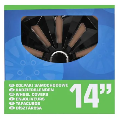 Produktbild von ProPlus Radzierblenden Fox 4 Stk. Schwarz 14"