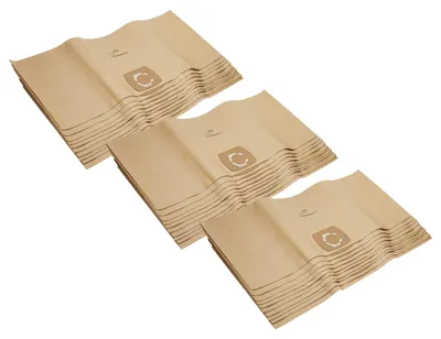 Produktbild von vhbw 30x Staubbeutel kompatibel mit ShopVac Classic 20, Pro 30, 20-30 L / 90661 Staubsauger - 33,3cm x 27,5cm Beige