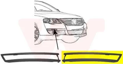 Produktbild von VAN WEZEL 5839581 Stoßstangen-Abdeckung Vorne Links für VW Passat Variant (3C5) Passat Limousine (3C2)