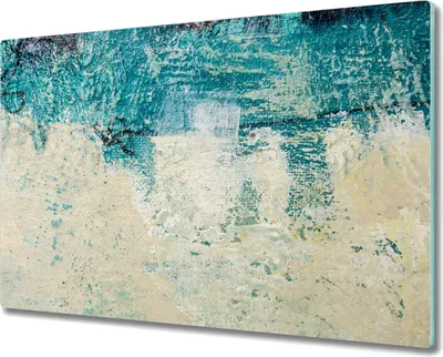Produktbild von Coloray Hackbrett Herdabdeckplatte 80x52 cm Küchenbrett Kochplattenabdeckung Schneidebrett - Strand Meer