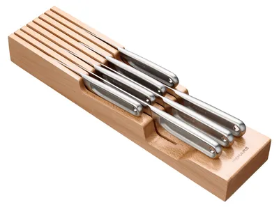 Immagine prodotto di Fiskars Ceppo di coltelli in legno per cassetto FISKARS 1062890