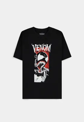 Produktbild von Marvel T-Shirt Herren Venom schwarz Fan-Merch, Filme, TV-Serien 100% Baumwolle M