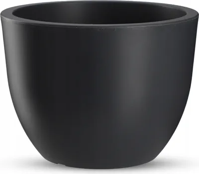 KADAX Vaso da fiori con inserto interno, in plastica, rotondo, per interni ed esterni (marrone, 18 cm), K9918 KADAX Vaso da fiori con inserto interno, in plastica, rotondo, per interni ed esterni (marrone, 18 cm), K9918