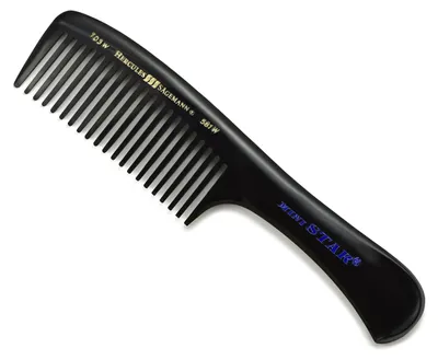 Zdjęcie produktu dla Grzebień HERCULES 703W-581W 7 Mini Star z rączką o szerokich zębach