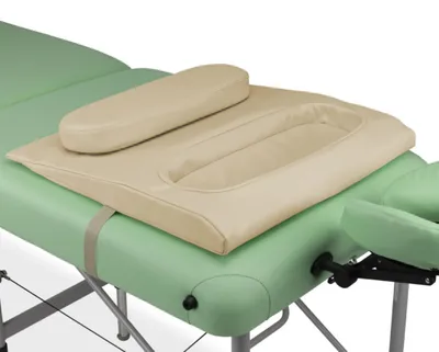 Produktbild von Lagerungskissen Brustpolster mit Aussparung für Schwangerenmassage, Lagerungshilfen, Stützkissen, Komfort und Entspannung, Schwangerschaftskissen