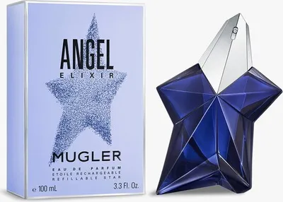 Produktbild von Thierry Mugler Angel Elixir – 100 ml – Eau de Parfum nachfüllbares Spray – nachfüllbares Parfüm für Frauen