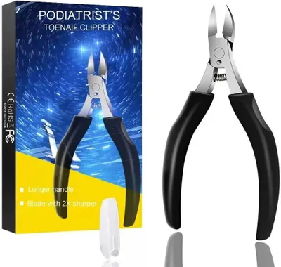 Obrázok produktu pre Kliešte na nechty zarastajúce nechty, nehrdzavejúca oceľ, rovné čepele, pre starostlivosť o nohy