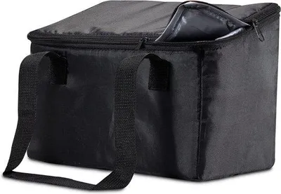 Image de Sac poubelle pour voiture, noir, 16 x 24 x 20 cm, pour la cage de transport à l'arrière