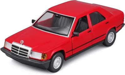 Zdjęcie produktu dla Bburago 18-21103 - Model samochodu - Mercedes 190E ´87 (czerwony, skala 1:24) Model samochodu