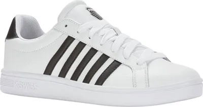 Produktbild von K-Swiss - "Court Tiebreak" Sneaker für Herren, Leder PP15155 (39 EU) (Weiß/Schwarz)