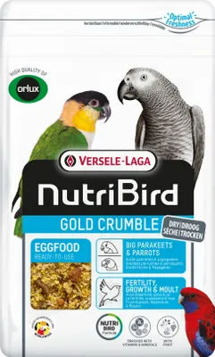 Productafbeelding van Versele-Laga Nutribird Gold Crumble Grote Parkieten en Papegaaien 800 Gram