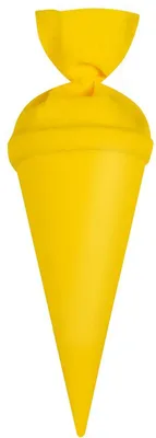 Produktbild von Goldbuch Bastelschultüte mit Filzverschluss 15 cm gelb