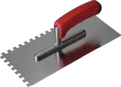 Produktbild von Glättekelle 280 x 130 mm / 8 x 8 mm gezahnt, Kaufmann®, rostfrei