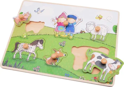 Produktbild von Joueco Fien & Teun Knopfpuzzle