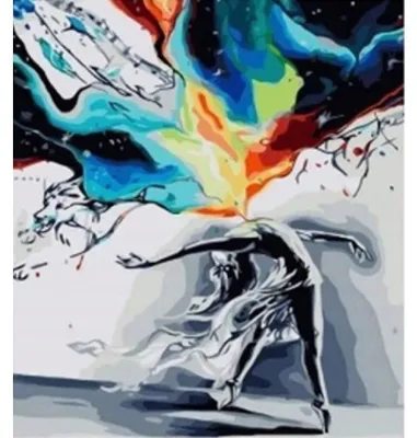 Immagine prodotto di MOSAICO DIAMANTATO "LA BALLERINA", 30x40 cm. Creativo