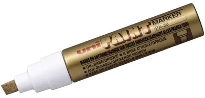 Produktbild von Faber Castell Lackmarker UNI PAINT PX-30 4-8,5 mm gold