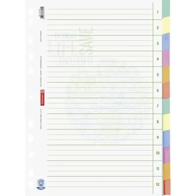 Produktbild von BRUNNEN 1066577 Ringbuchregister Recycling blanko