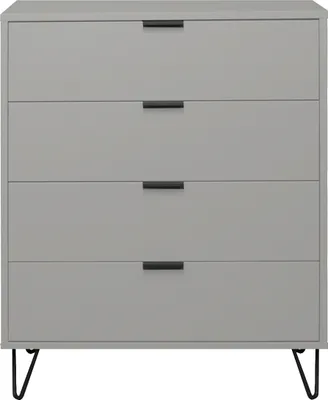 Produktbild von Kommode >Bonnie< in kreidegrau matt lack - 81x100x45cm (BxHxT)