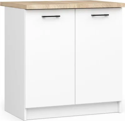 Produktbild von Küchenarbeitsplatte VERMINA – 80 x 60 x 3,2 cm, Sonoma Eiche