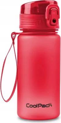 Image de Brisk Mini Bidon 400ml en rouge - Tapis écologique ! Idéal pour toutes les sorties !