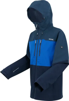 Produktbild von Regatta - "Maland II" Jacke, wasserfest für Herren RG11363 (XL) (Königsblau/Dunkel-Jeansblau)