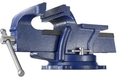 Produktbild von tectake® Schraubstock aus Gusseisen 3 Anschraublöcher