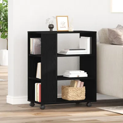 Produktbild von Rollschrank Schwarz Eiche 60x35x75 cm Material, Aktenschränke DesignMöbel Neu