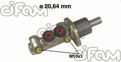 Produktbild von CIFAM 202-125 Bremszylinder Hauptbremszylinder passend für PEUGEOT 405 I (15B) 405 II (4B) 405 II Break (4E) 405 I Break (15E)