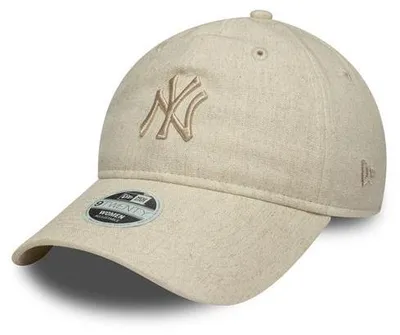 Produktbild von New Era Women MLB 9TWENTY Leinen Cap New York Yankees beige