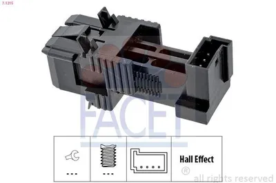 Produktbild von FACET Bremslichtschalter Bremsschalter 7.1215 elektronisch mechanisch
