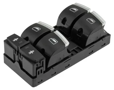 Imagen del producto de Interruptor de elevalunas compatible con Audi Q7 4L, color cromado