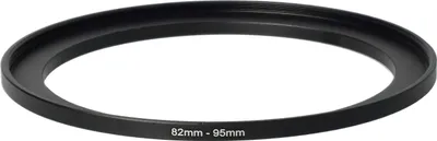 Produktbild von vhbw Step-Up-Ring Adapter 82 - 95mm für Kamera Objektiv - Filteradapter, Metall Schwarz