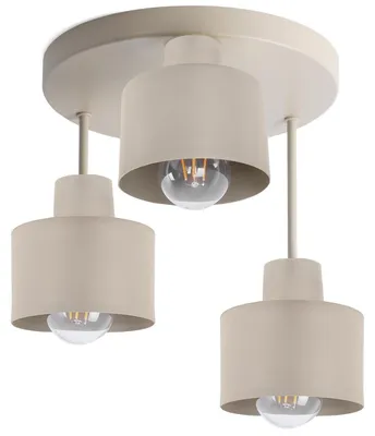 Produktbild von Pendelleuchte PANTA Kaschmir E27 3-flammig – Moderne Hängelampe für Esszimmer Wohnzimmer