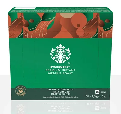 Produktbild von Starbucks Sticks Medium Roast 50 x 2,3g löslicher Instant-Kaffee