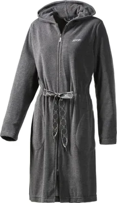 Produktbild von JOOP! Damen Kurzmantel mit Kapuze,Tunnelzug und Reißverschluß, extraleicht 1659 Farbe grau-melange Größe XL