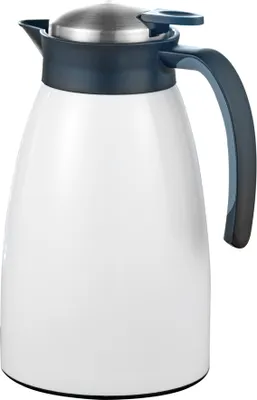 Image de Esmeyer Verseuse isolante GLACE, contenu : 1,5 litre, acier inoxydable à double paroi, laqué blanc, 305-041
