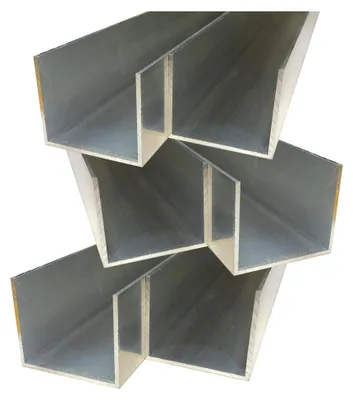 Produktbild von Aluminium U-Profil 55 x 65 x 55 x 2,5 mm (100 cm)